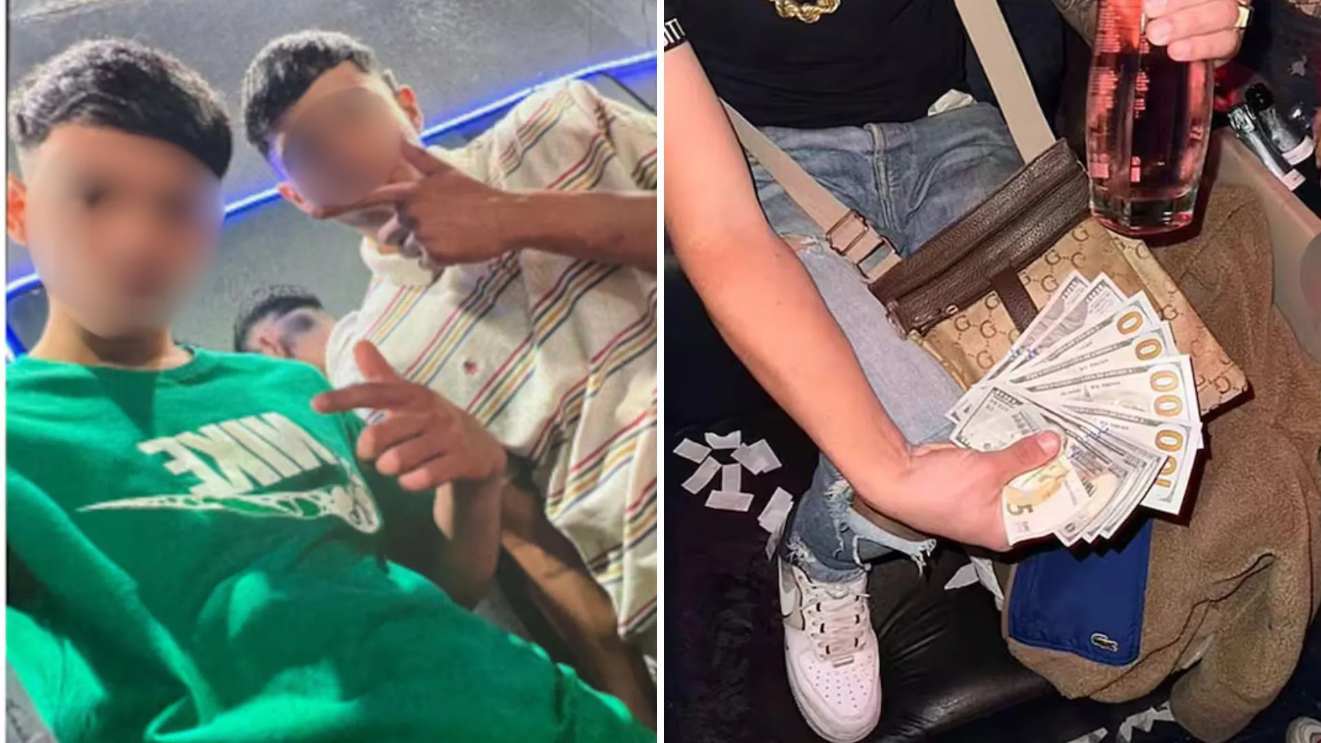 Según fuentes judiciales, integrantes de "La banda del millón" presumían en redes sociales el dinero robado.