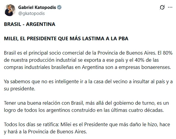 Katopodis en X.