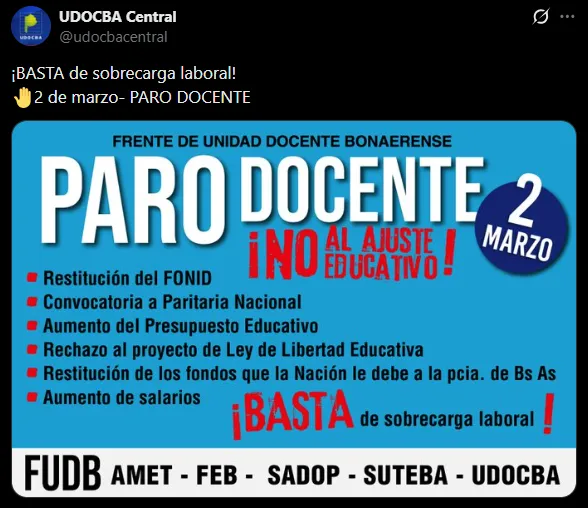 Paro docente