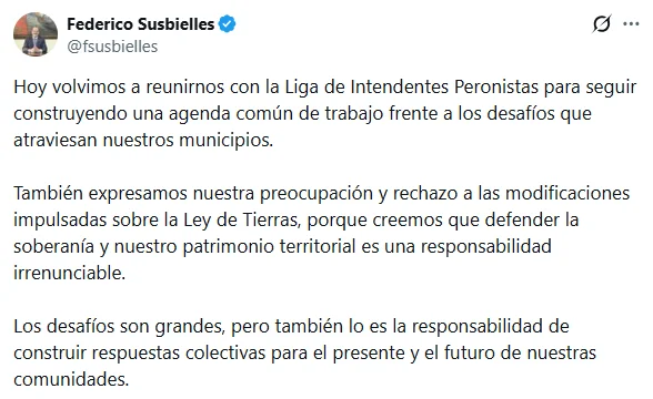 Federico Susbielles en X.