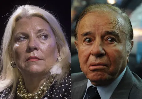 Carrió quiere impedir que Menem compita en las PASO