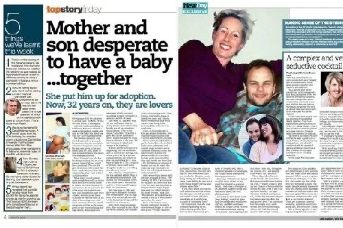 “No es incesto, es Atracción Sexual Genética”: La increíble historia de pasión entre una madre y su hijo