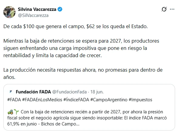 Vaccarezza en X.