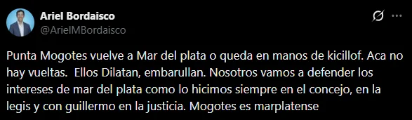 Bordaisco en X