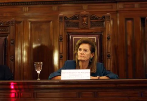 Pulgar abajo para Elena Highton de Nolasco