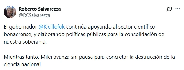 Salvarezza en X