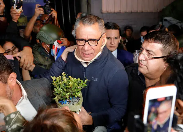 Jorge Glas, exvicepresidente de Ecuador.