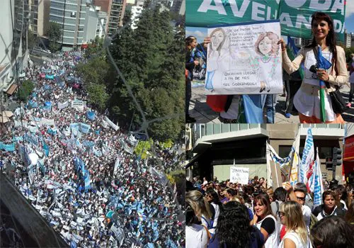 Gremios docentes pusieron en jaque a la gobernación