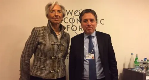 Dujovne en Davos: "Queremos una relación cordial con el FMI"