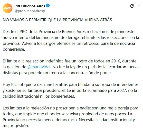 Reelecciones de intendentes: Kicillof abre el debate y el PRO se planta rumbo a 2027.