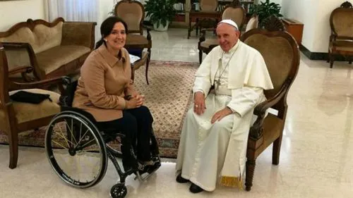 ¿Qué le dijo el papa Francisco a Gabriela Michetti en su encuentro privado?