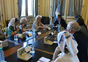 Aunque sin Macri, Estela de Carlotto fue recibida en la Casa Rosada