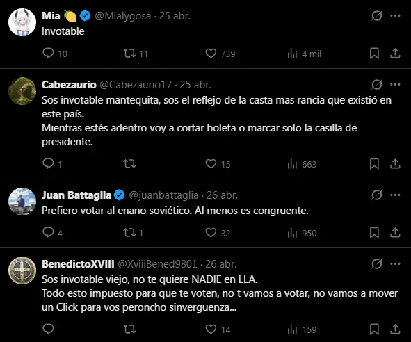 “Invotable”: el rechazo interno complica la carrera de Pareja por la Provincia