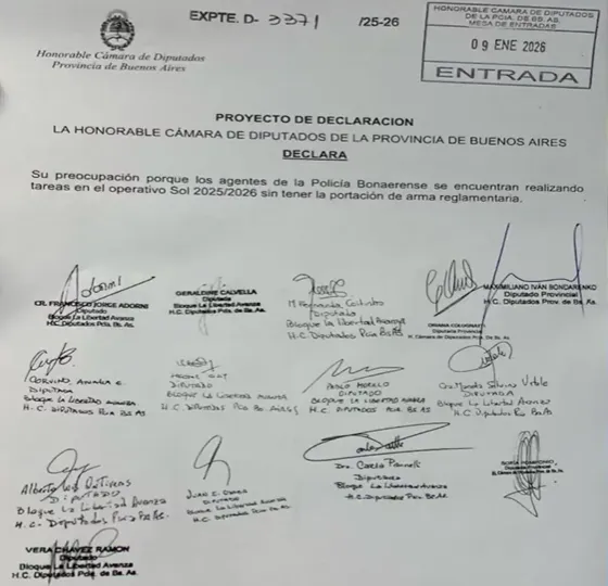 Operativo Sol: denuncian policías sin armas en la costa