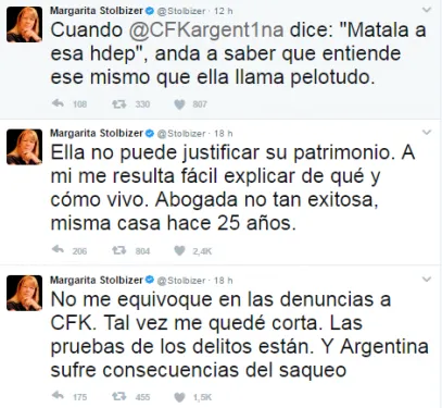 “CFK le pidió a Parrilli que me matara”, aseguró Stolbizer