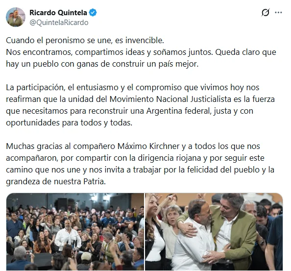 Quintela en X.