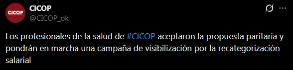Comunicado de CICOP