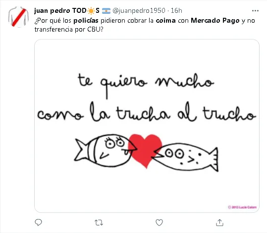 “Son idiotas”: Desopilantes memes de los policías que cobraron una coima por MercadoPago