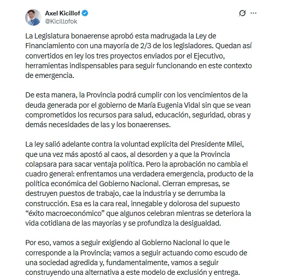 X Kicillof