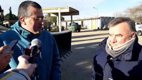 Suescun presentó nueva maquinaria vial