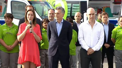 Macri a Vidal: “tuvo que venir una mujer para cambiar la historia"