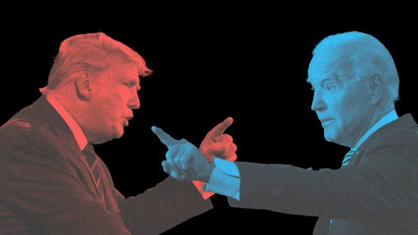 Trump quiere otro debate con Biden.