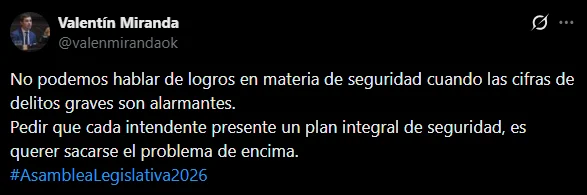 Miranda se expresó en redes tras el discurso de Kicillof en la Legislatura