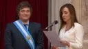 La ceremonia en la Casa Rosada y el discurso desde el balcón