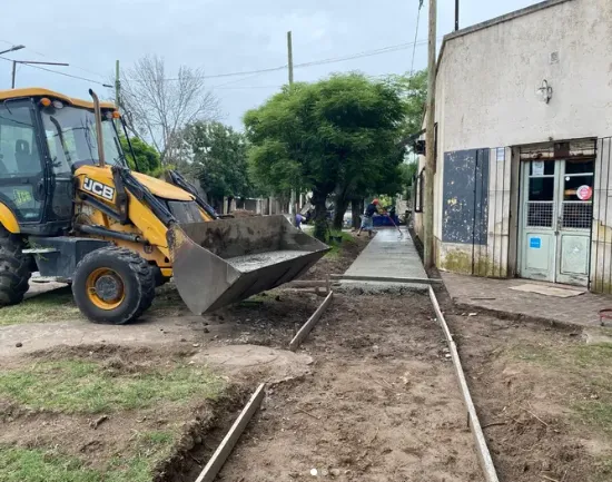 Avanzan las obras en Alberti.