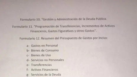 Gral. Pinto: Intiman al intendente Guerrera a que presente el Presupuesto 2019 completo