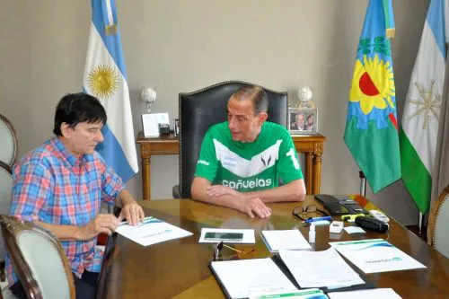 Arrieta y Gasparini mantuvieron una importante reunión