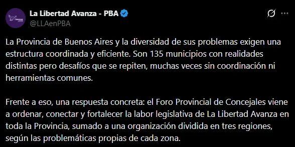 Pareja lanzó un Foro de Concejales.