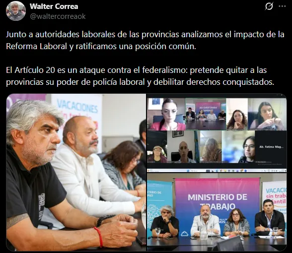 Correa en X Correa en X