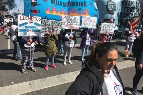 Unidad Piquetera paso otra noche de acampe frente a Desarrollo Social