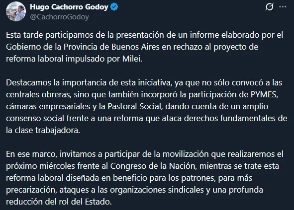 Godoy - reforma laboral