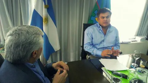 Santillán mantuvo importante reunión con López Medrano