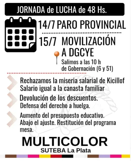 Paro docente.