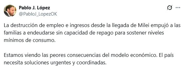 López en X.