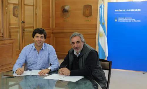 García De Luca y Fernández acordaron obras para Trenque Lauquen