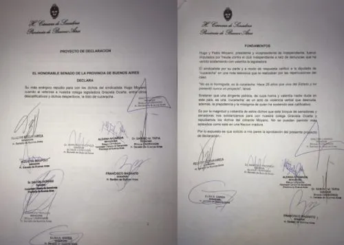 Cambiemos se abroquela detrás de Ocaña contra Hugo Moyano