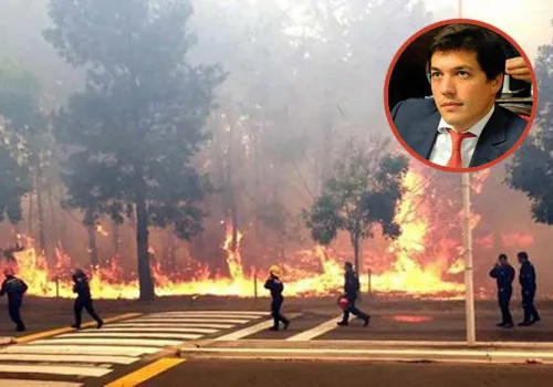 Bozzano reclamó que la Provincia cuente con un esquema contra los incendios