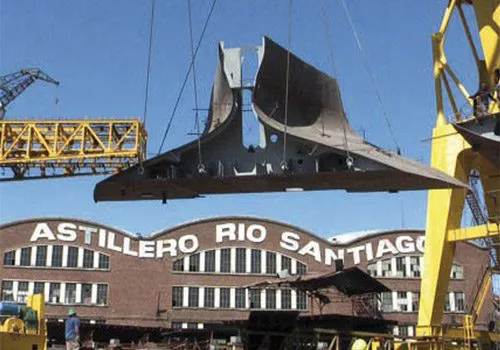 El Astillero Rio Santiago ya está fabricando barcos para la Armada