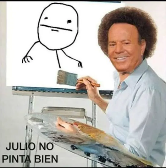 La avalancha de memes de Julio Iglesias inunda las redes sociales