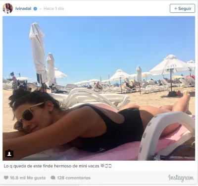 Sin Photoshop: Ivana Nadal se banca la celulitis