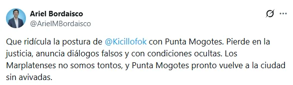 Bordaisco en X