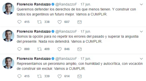 Randazzo no quiere “repetir los errores del pasado”