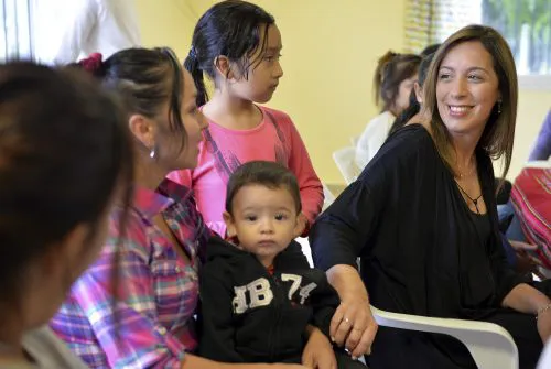 Vidal no suspendió su agenda por mal tiempo