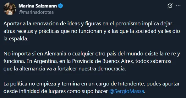 El Frente Renovador bloquea la avanzada por las re-re El Frente Renovador bloquea la avanzada por las re-re