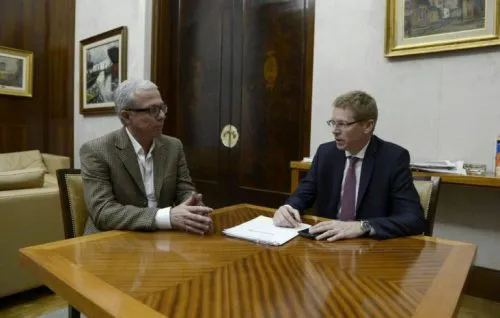 Marcelo Pacífico pidió al Banco Provincia ampliar créditos para inundados