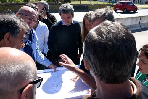 Monzo destacó el “impacto” de las obras en la cuenca del arroyo Maldonado